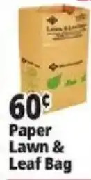 Ocean State Job Lot Paper Lawn & Leaf Bag offer