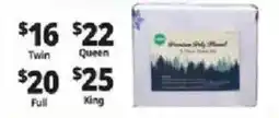 Ocean State Job Lot Premium Poly Blank 3 Piece Sheet Set offer