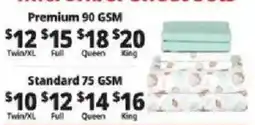 Ocean State Job Lot Premium 90 Gsm Sheets offer