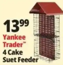 Ocean State Job Lot Yankee Trader 4 Cake Suet Feeder offer