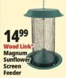 Ocean State Job Lot Wood Link Magnum Sunflower Screen Feeder offer
