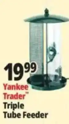 Ocean State Job Lot Yankee Trader Triple Tube Feeder offer