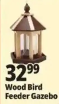 Ocean State Job Lot Wood Bird Feeder Gazebo offer