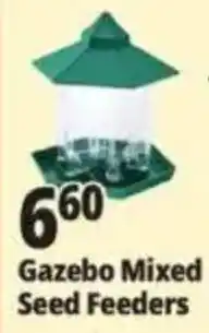 Ocean State Job Lot Gazebo Mixed Seed Feeders offer