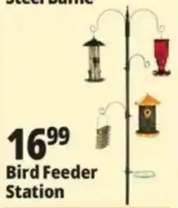 Ocean State Job Lot Steel Barn Bird Feeder Station offer