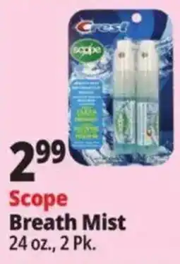 Ocean State Job Lot Scope Breath Mist offer