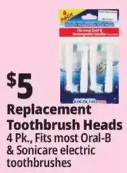 Ocean State Job Lot Delta replacement toothbrush heads offer