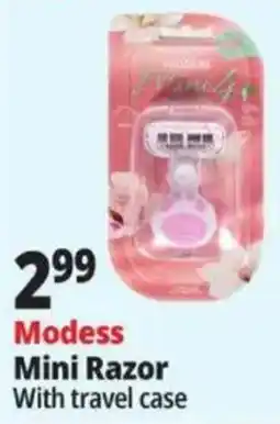 Ocean State Job Lot Modess Mini Razor offer
