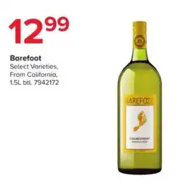 GIANT Barefoot chardonnay offer
