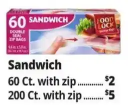Ocean State Job Lot Food Lock sandwich offer