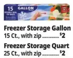 Ocean State Job Lot Freezer Storage Gallon offer