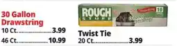 Ocean State Job Lot Rough Stuff twist tie offer
