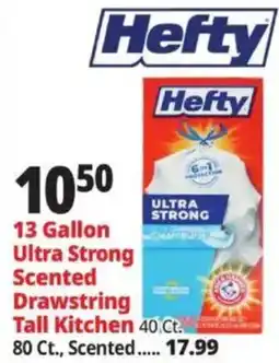 Ocean State Job Lot Hefty ultra strong scented drawstring tall kitchen offer