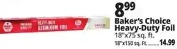 Ocean State Job Lot Baker's Choice heavy-duty foil offer