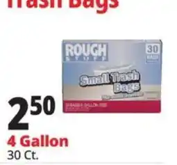 Ocean State Job Lot Rough Stuff small trash bags offer