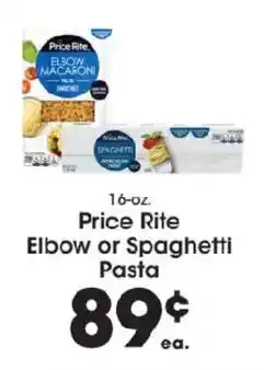 Price Rite Price Rite Elbow or Spaghetti Pasta offer