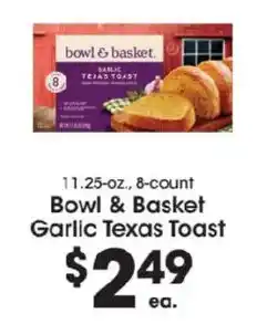 Price Rite Bowl & Basket Garlic Texas Toast offer