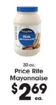 Price Rite Price Rite mayonnaise offer