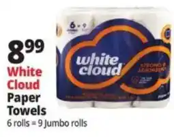 Ocean State Job Lot White Cloud Paper Towels offer