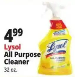 Ocean State Job Lot Lysol all purpose cleaner offer