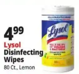 Ocean State Job Lot Lysol disinfecting wipes offer
