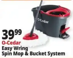 Ocean State Job Lot O-Cedar easy wring spin mop & bucket system offer
