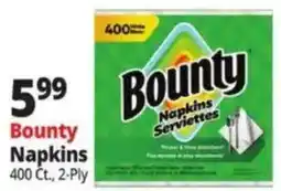 Ocean State Job Lot Bounty napkins offer