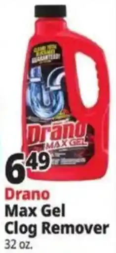Ocean State Job Lot Drano Max Gel Clog Remover offer