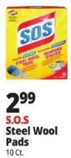 Ocean State Job Lot S.O.S Steel Wool Pads offer