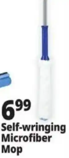 Ocean State Job Lot Self-wringing Microfiber Mop offer