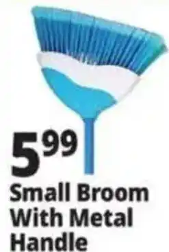 Ocean State Job Lot Small Broom With Metal Handle offer