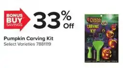 GIANT Pumpkin Carving Kit offer