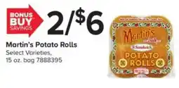 GIANT Martin's potato rolls offer