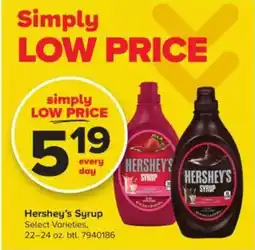 GIANT Hershey's Syrup offer