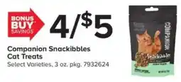 GIANT Companion Snackibbles Cat Treats offer