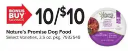 GIANT Nature's Promise Dog Food offer