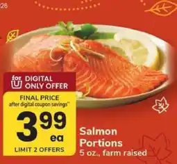 Safeway Salmon Portions offer