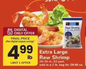 Extra Large Raw Shrimp