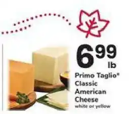 Safeway Primo Taglio Classic American Cheese offer