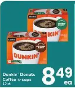 Safeway Dunkin' Donuts Coffee K-Cups offer