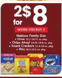 Safeway Nabisco Family Size offer