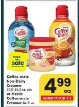 Safeway Coffee mate non-dairy creamer offer