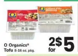 Safeway O Organics Tofu offer