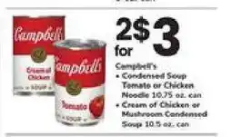 Safeway Campbell's Condensed Soup offer