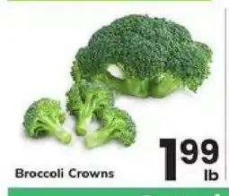 Safeway Broccoli Crowns offer