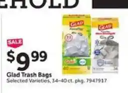 Stop&Shop Glad Trash Bags offer