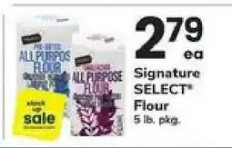 Safeway Signature Select Flour offer