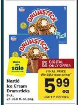 Safeway Nestlé Ice Cream Drumsticks offer