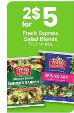 Safeway Fresh Express Salad Blends offer