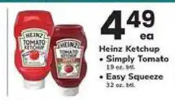 Safeway Heinz Ketchup offer